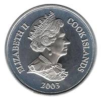 () Монета Острова Кука 2003 год ""   AU